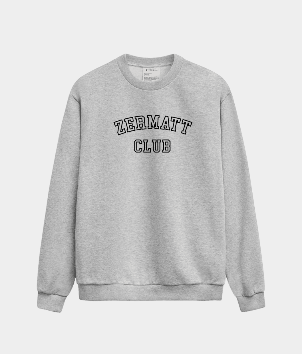 Sweatshirt Zermatt Club - Grey