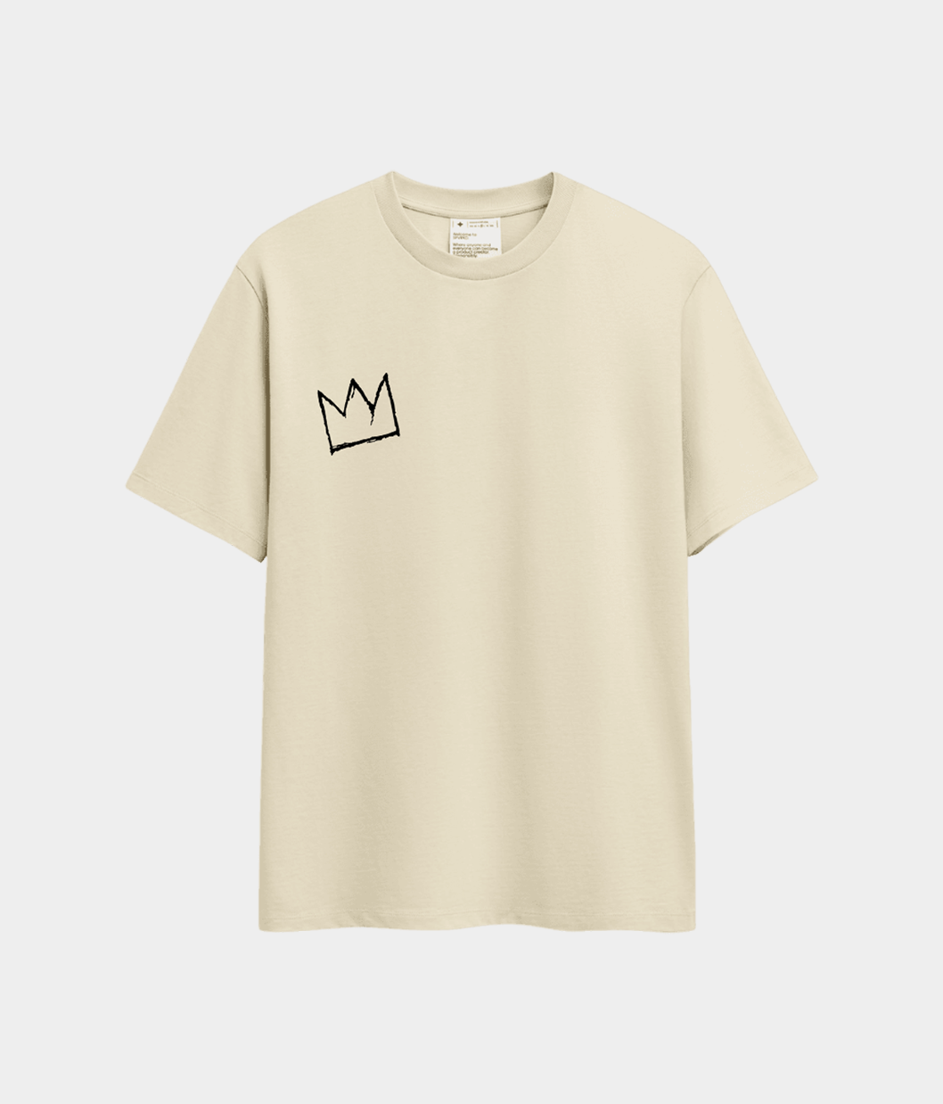 T-shirt Crown - Beige
