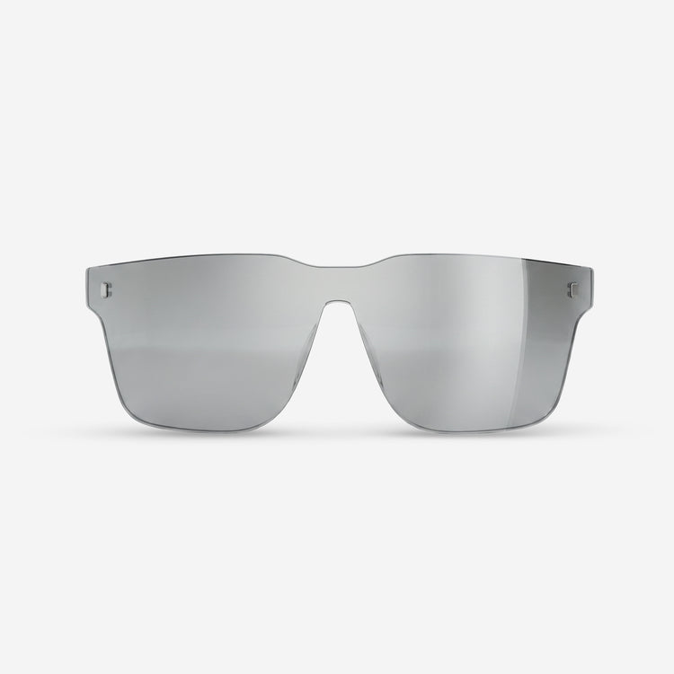 MIRRORED SILVER SUN CLIP-ON - Darryl