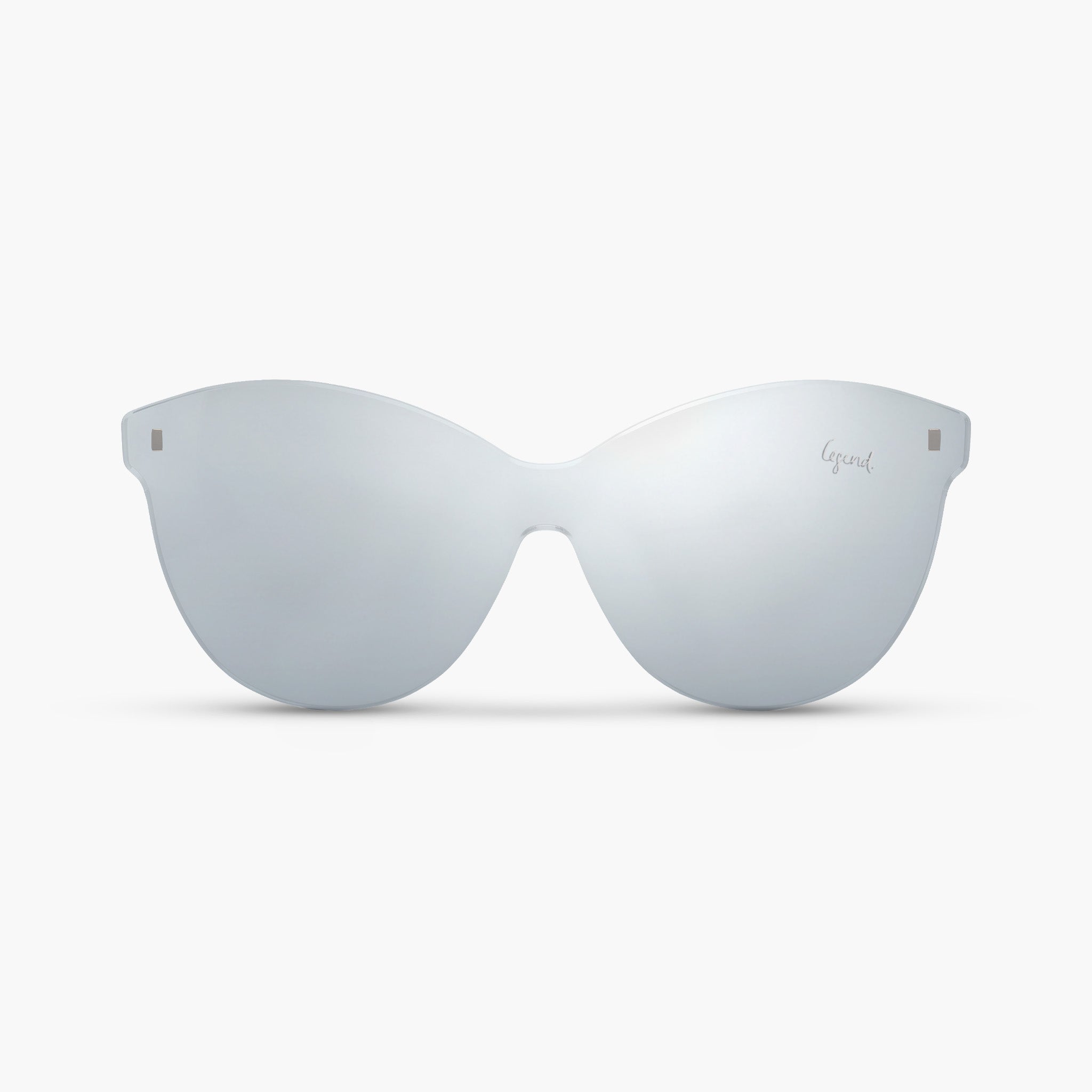 MIRRORED SILVER CLIP-ON -  Emma