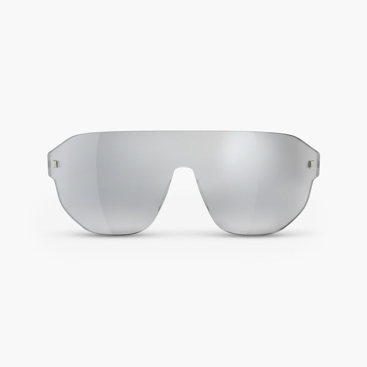 MIRRORED SILVER CLIP-ON -  George