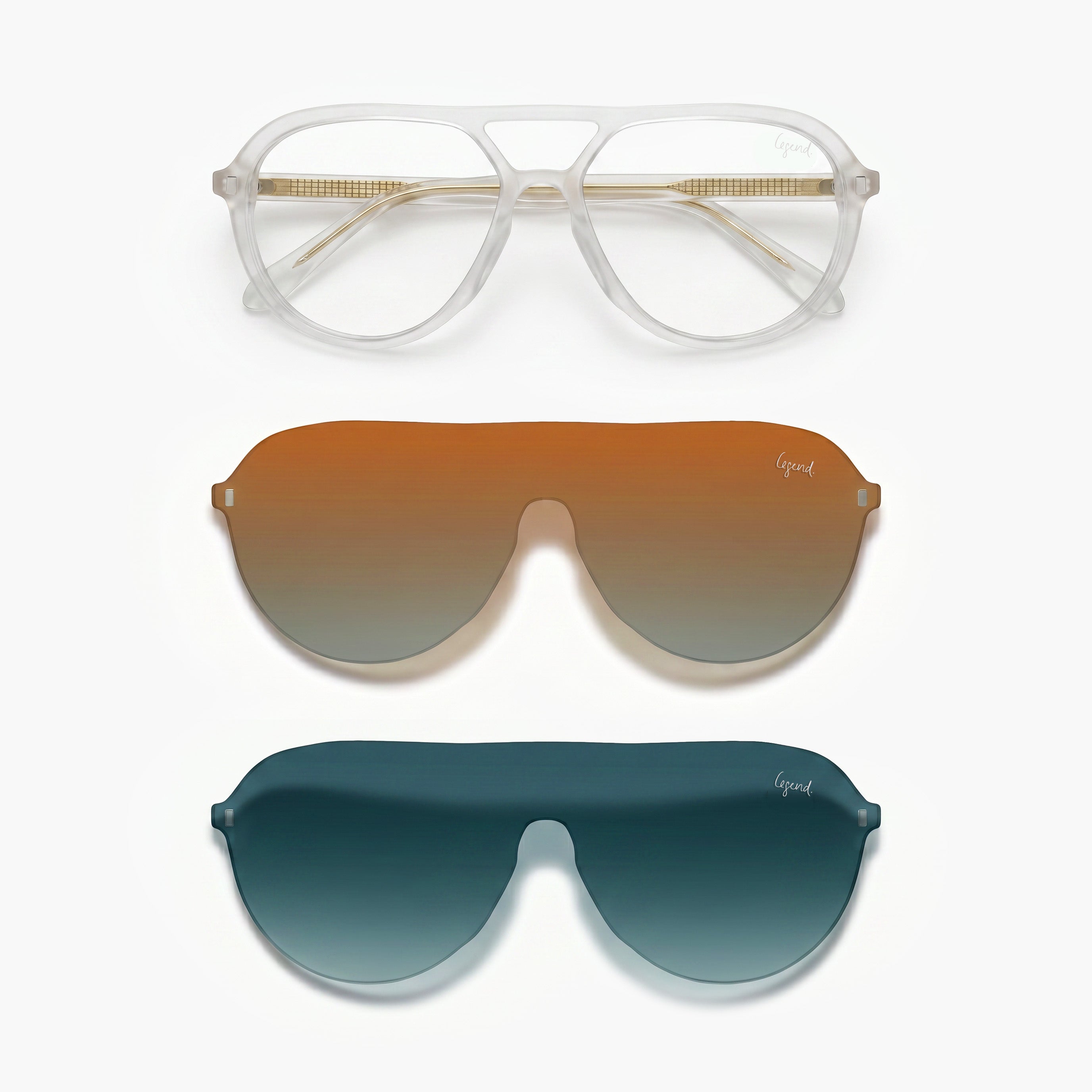 Dean CW - Prescription glasses +2 Clips