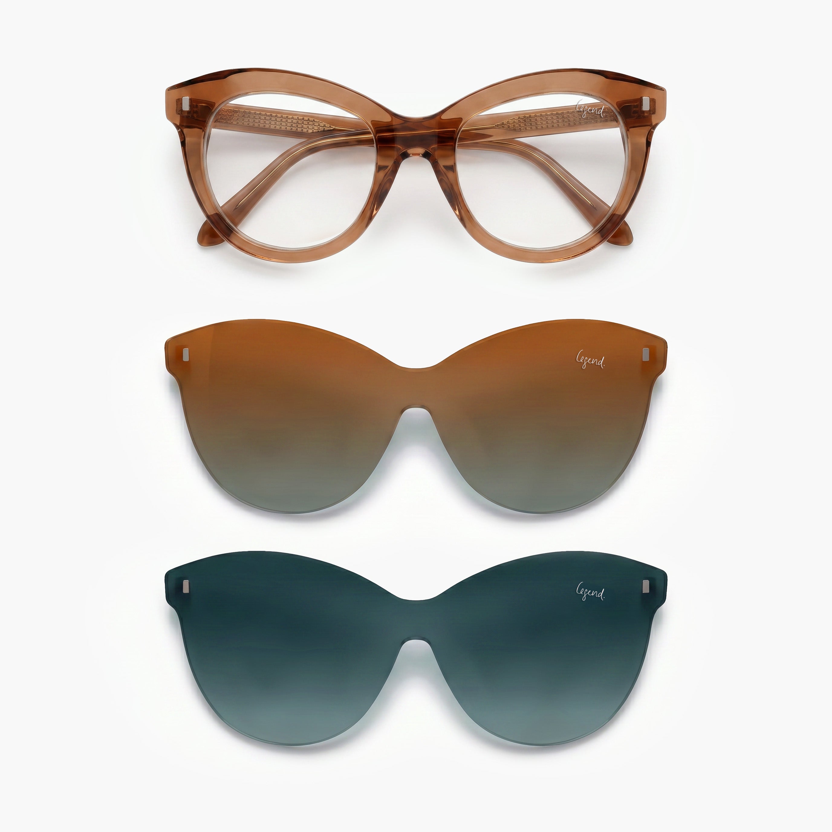 Emma PE - Prescription Glasses +2 Clips