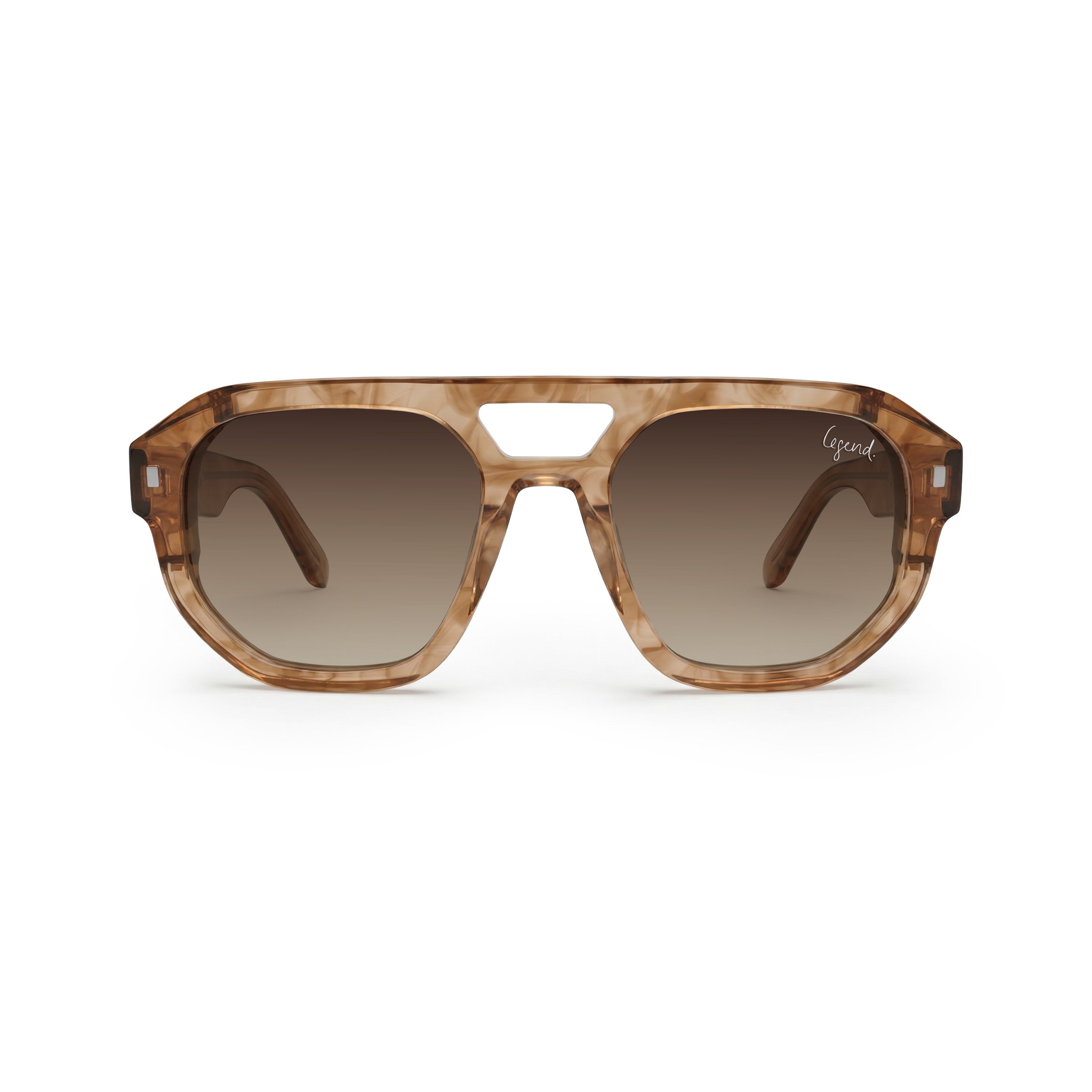 GEORGE SLIM FIT SUNGLASSES  Horn Oyster