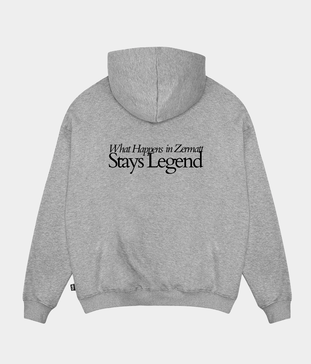 Hoodie Oversized Stays Legend - Grey
